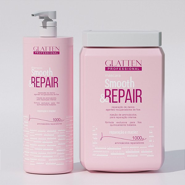Smooth & Repair - Shampoo + Máscara 1kl