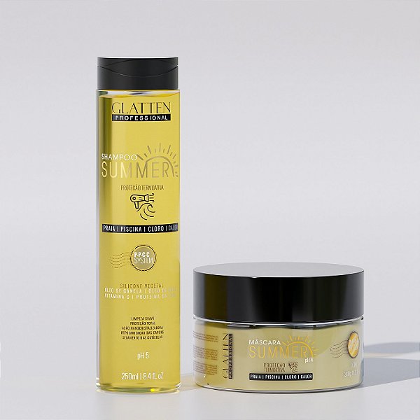 Shampoo e Máscara - Summer Proteção Termoativa