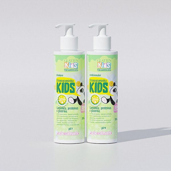 Shampoo e Condicionador - Cronograminha Kids