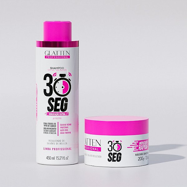 Shampoo e Máscara - 30 Segundos