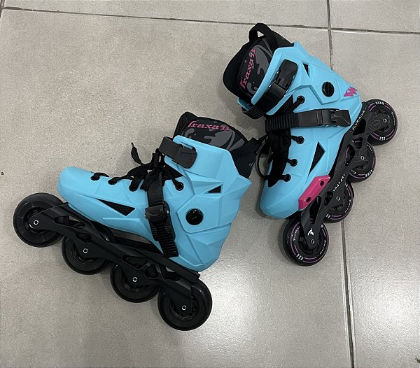 Patins Traxart Revolt azul 39/40 (semi-novo)
