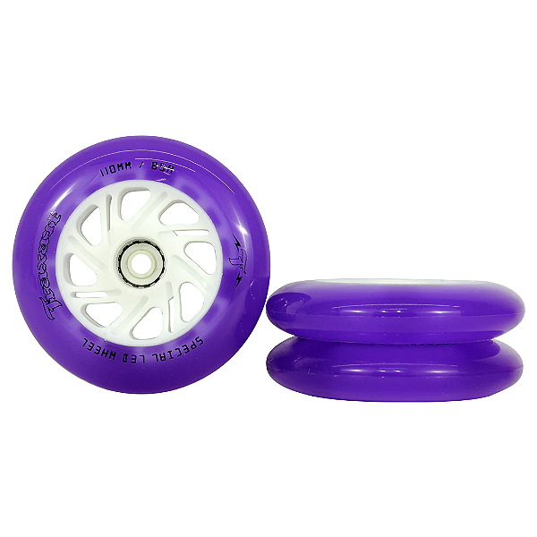 Rodas Traxart  Special LED 110mm/85a - Roxa C/3