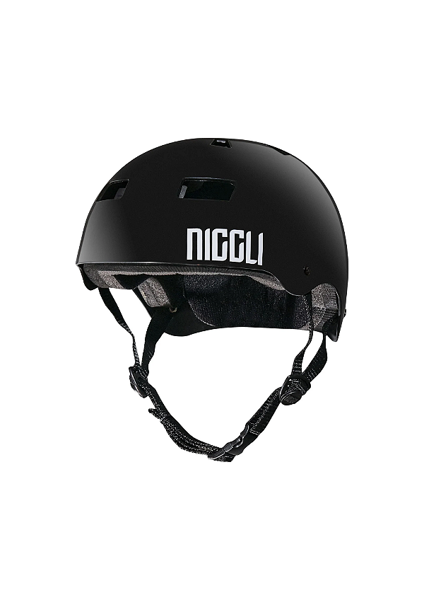 Capacete Niggli N1 - Preto brilho