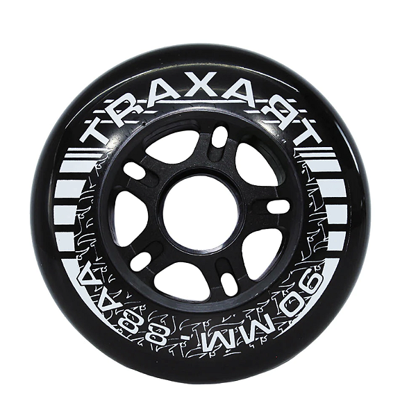 Traxart Rodas Freestyle 90mm/88a preta - FA-127 (4 unidades)