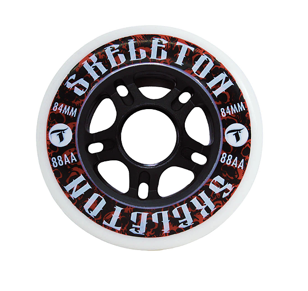 Traxart Rodas Freestyle BONES 84mm 88A branco - FA-129 (4 unidades)