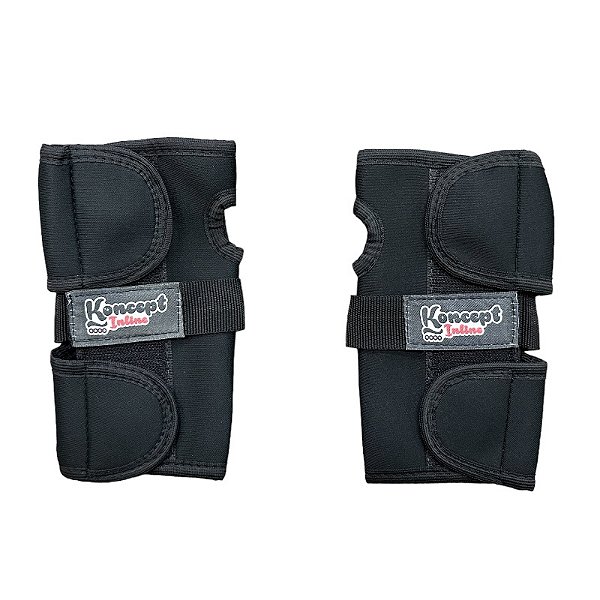 Protetor de punho / munhequeiras Koncept inline - Preto/Vermelho