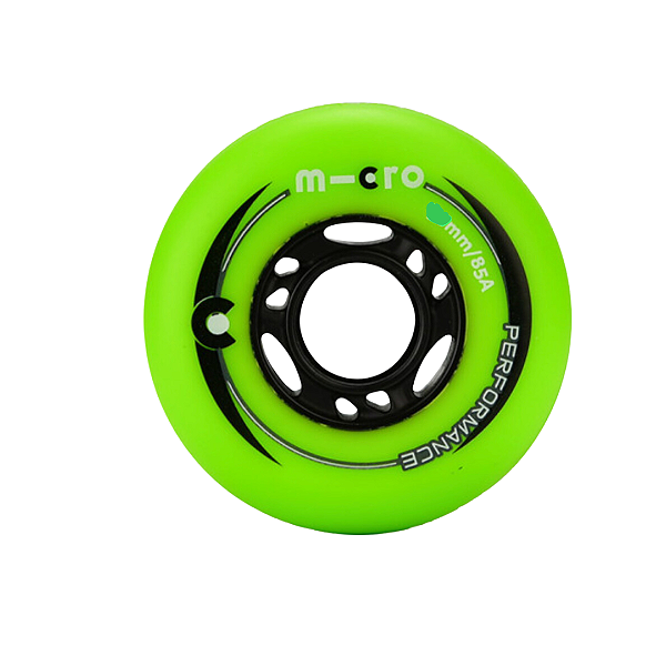 Rodas Micro Performance 80mm / 85a - VERDE (4 unidades)