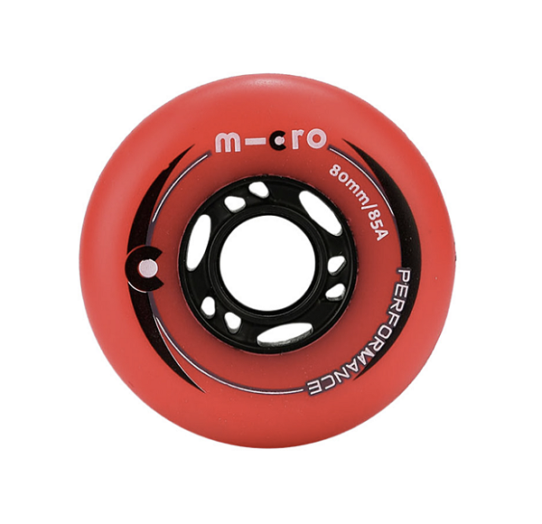 Rodas Micro Skate Performance Vermelho - 80mm / 85a