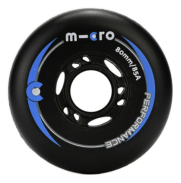 Rodas Micro Performance 80mm / 85a - PRETO (4 unidades)