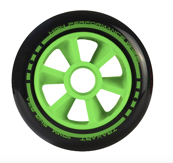 Traxart Rodas Freestyle High Performance 110mm 85a - DY-141 / Verde (3 unidades)