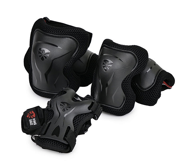 Kit de Proteção Flying Eagle V7 jr - Preto (infantil)