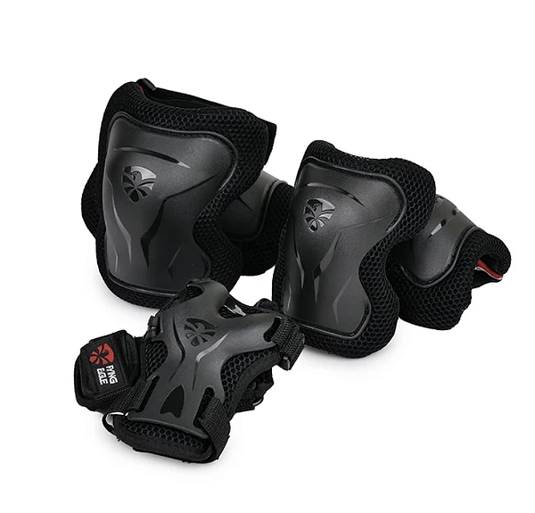 Kit de Proteção FlyingEagle V7 Junior — Preto