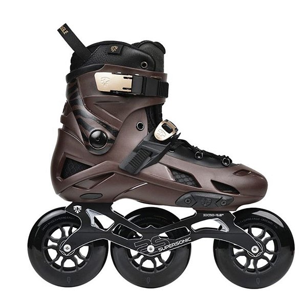Patins Flying Eagle F7 Optimum 110 Brown (3 rodas) - 34, 35, 36, 37, 41, 43, 44