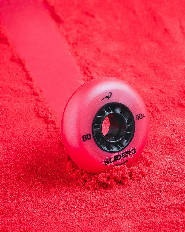 Rodas Flying Eagle FE Slider - 80mm 90a / Vermelho (4 rodas)