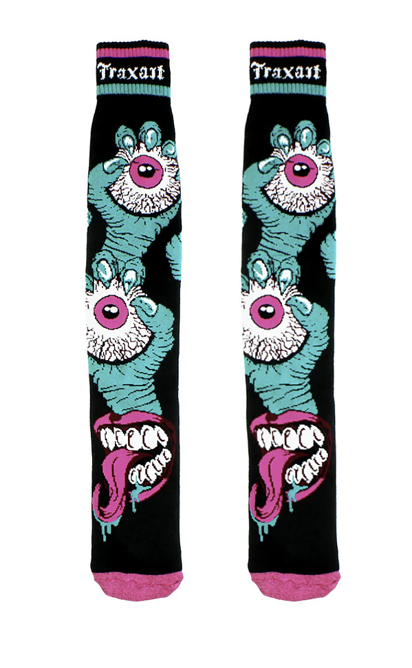 Traxart Meia Inline Desenhada Terror - GB-198