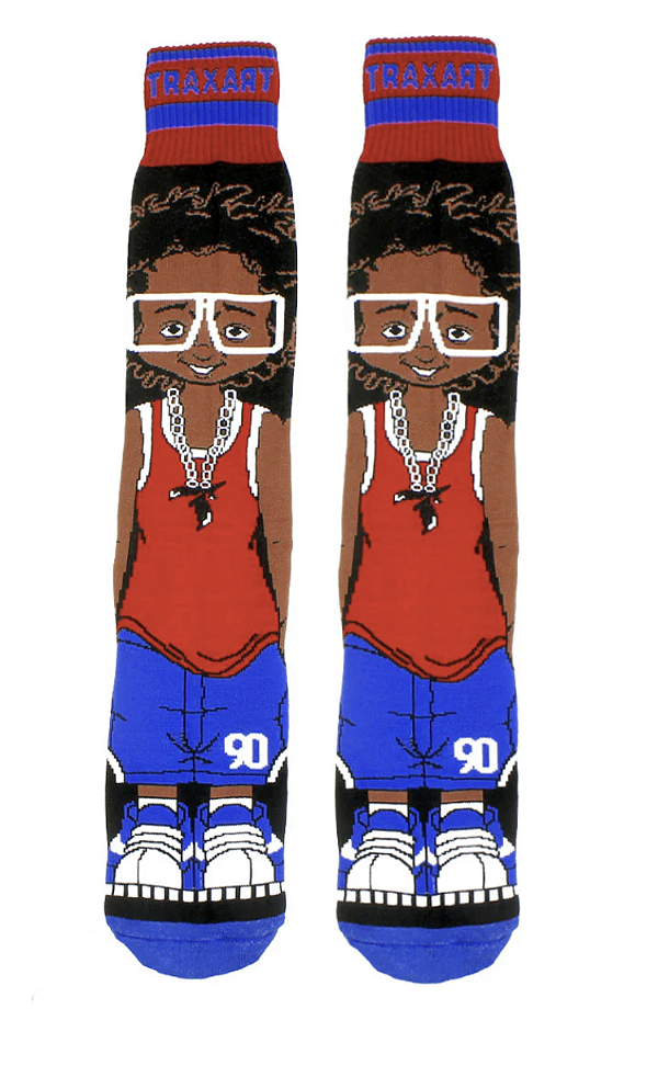 Traxart Meia Inline Desenhada Agyei - GB-200