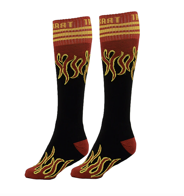 Traxart Meia Inline Desenhada Fogo - DZ-071