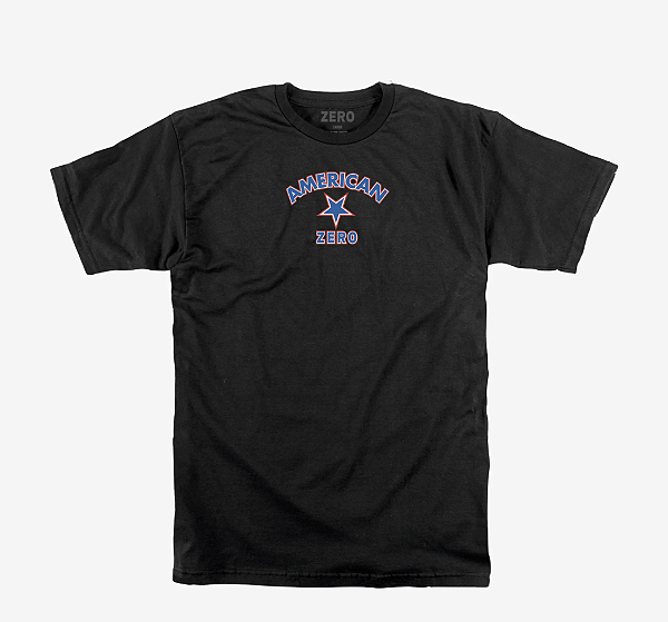 Camiseta Zero American Zero - Preto