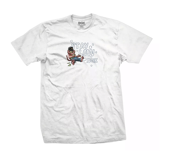 Camiseta Dgk Stay Low - Branco