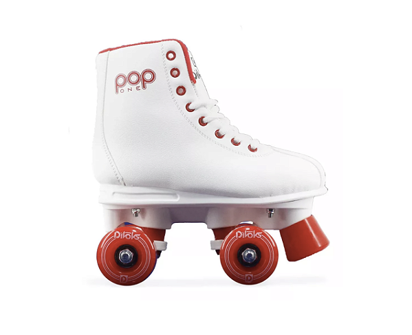 Patins Divoks Pop One Quad Retro Infantil Branco - 27 ao 36
