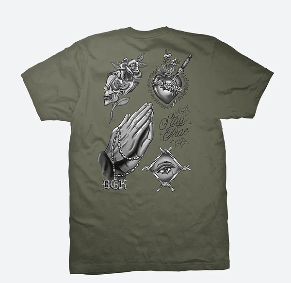 Camiseta DGK Stay True Verde