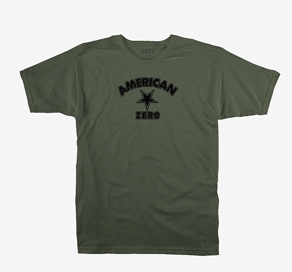 Camiseta Zero American Zero Verde
