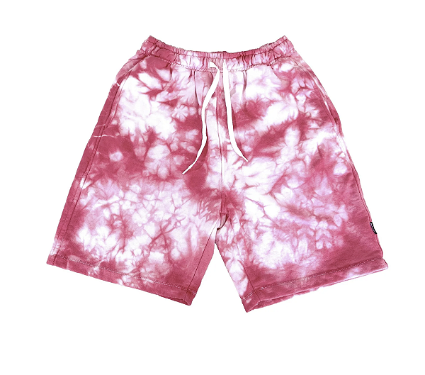 Bermuda Paterson League Challenger Tie Dye Vermelho/Branco