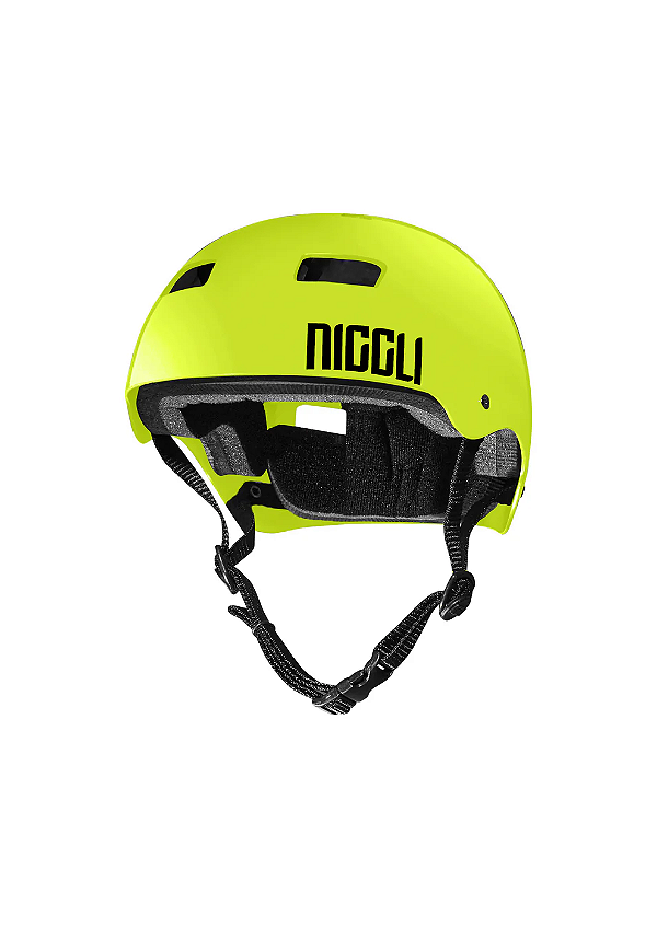 Capacete Niggli N1 - Amarelo Neon Brilho