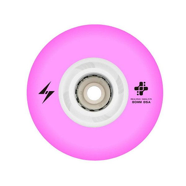 Rodas de Led Micro New Flash Lilás / 80mm - 4 rodas