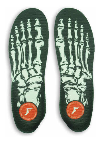 Palmilha Footprint Elite Action Sports Gel Mid Skeleton