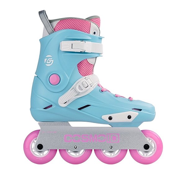 Patins Cosmo TG Blue/Pink - Base Rocker Abec-9