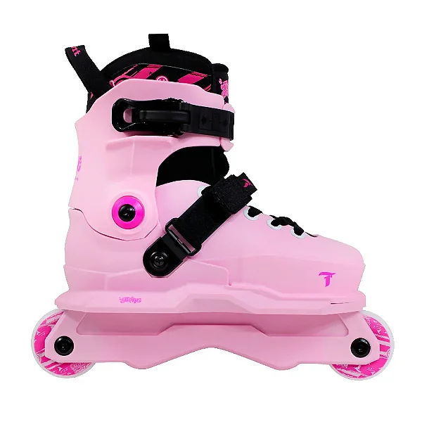 Patins Traxart Strike Street Profissional Infantil - Rosa / 30 AO 33