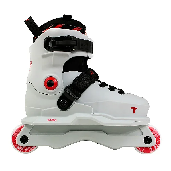 Patins Traxart Strike Street Profissional Infantil - Branco / 30 AO 33
