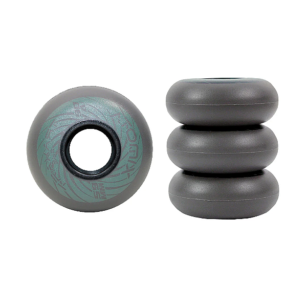 Rodas Street Atomix Preta E Verde 59mm/90a