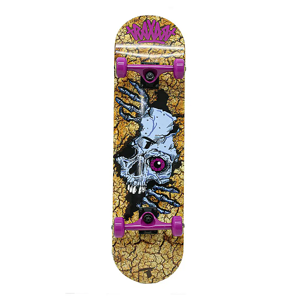 Skate Traxart X-pro Caveira Peekaboo Dz-011