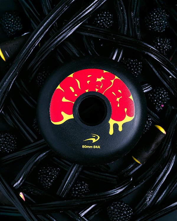 Roda Flying Eagle Taffies / Preta - 72, 76 ou 80 - Unidade (avulsa)