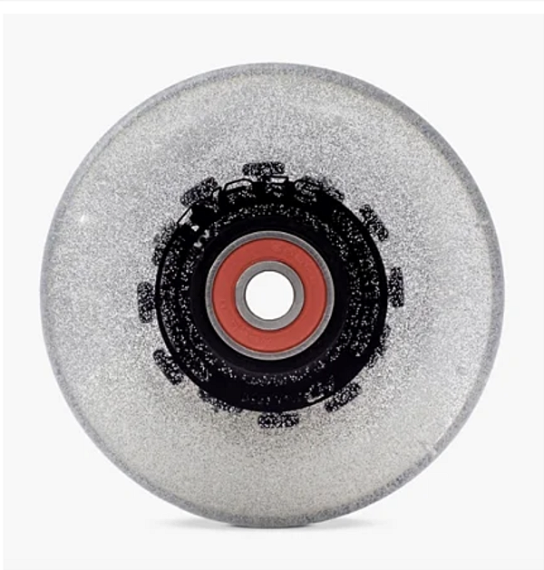 Rodas HD Inline Tyres LED - 80mm / 85A - Cinza Glitter - AVULSA (UNIDADE)