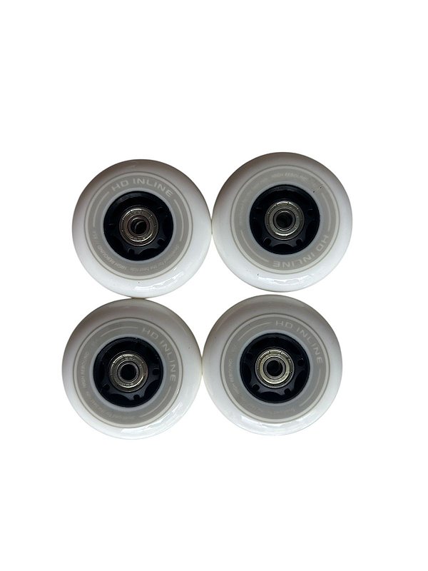 Rodas HD inline XT 80mm 85a com abec9 (4 unidades)