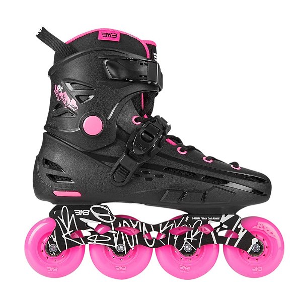 PRÉ VENDA - Patins Flying Eagle BKB B6 Hero - Preto/Pink