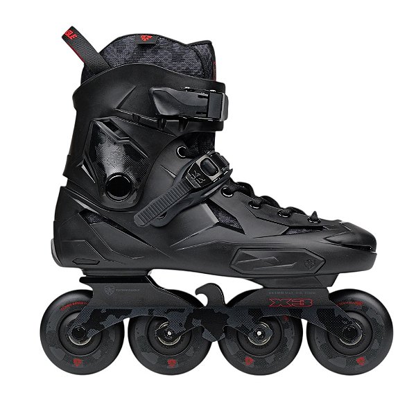 PRÉ VENDA - Patins Flying Eagle X3 - Preto