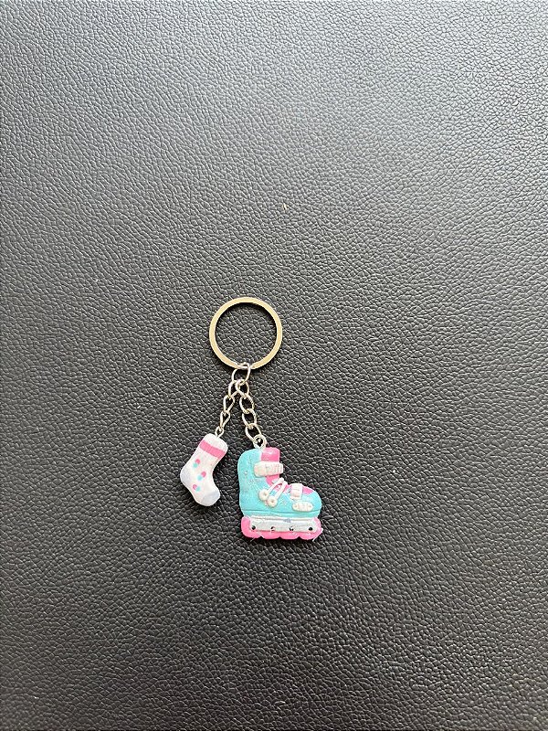 Chaveiro Patins - feito a mão / cód: 02