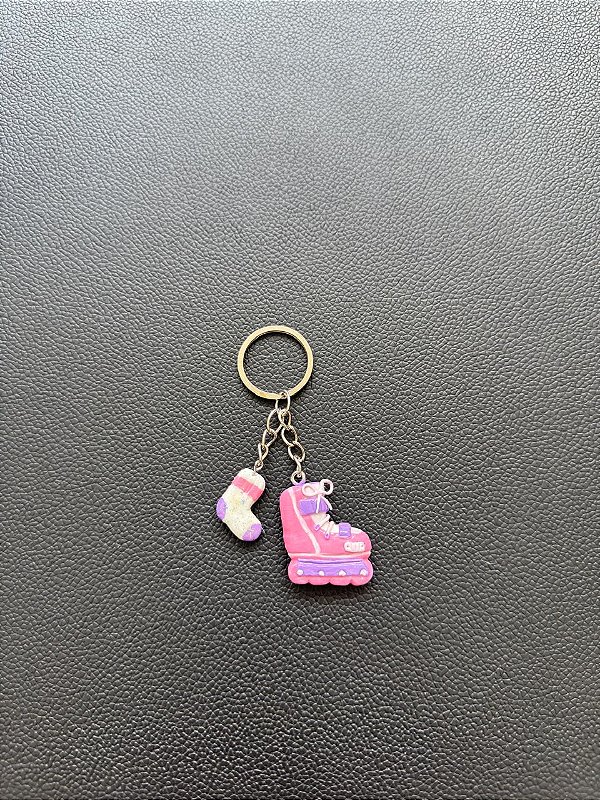 Chaveiro Patins - feito a mão / cód: 03