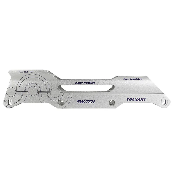 BASE SWITCH PARA PATINS FREESTYLE 4 RODAS 80MM - CINZA