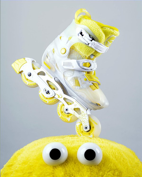 Patins FlyingEagle SPROUT PRO (Infantil Ajustável) - Amarelo