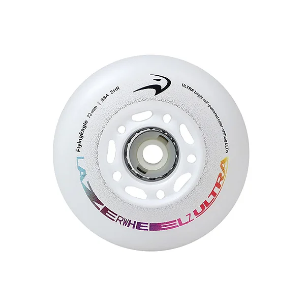Rodas LED FlyingEagle / Lazer Wheelz ULTRA (multicolor) 72mm 88A - 4 rodas