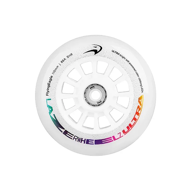 Roda LED FlyingEagle / Lazer Wheelz ULTRA (multicolor) 110mm 88A - UNIDADE