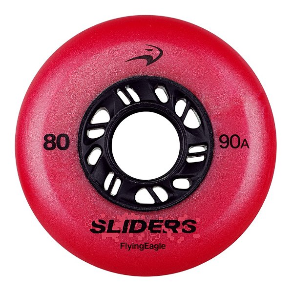 Rodas FlyingEagle FE Sliders Vermelha - 90a