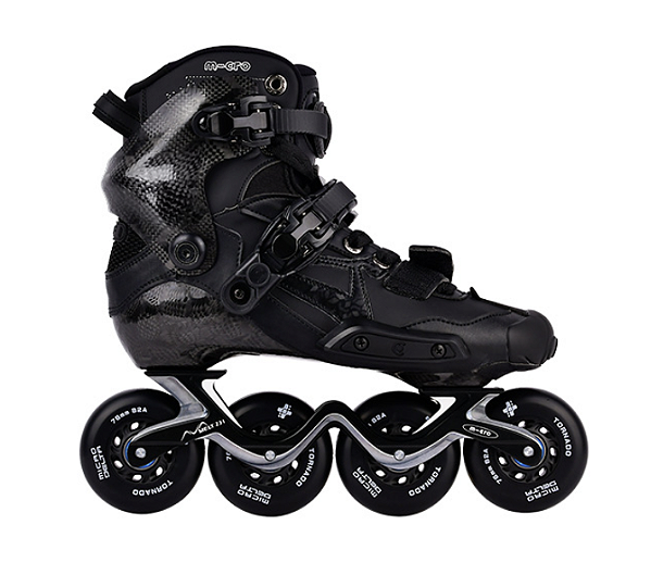 Encomenda: Patins Micro Delta Force II preto - Carbono