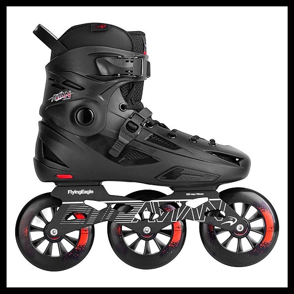 Pré-Venda Patins FlyingEagle Avian T110 - Preto