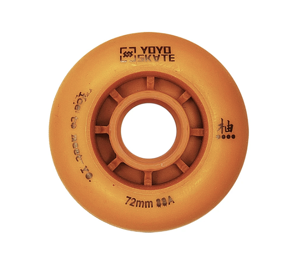 Roda MeetYo YOYO 72mm 88A Laranja – Unidade